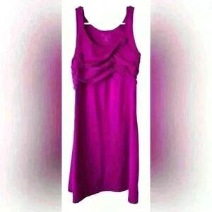 Athleta Dress Purple Sleeveless Round Neck Pullover Tank Women's Size Medium
